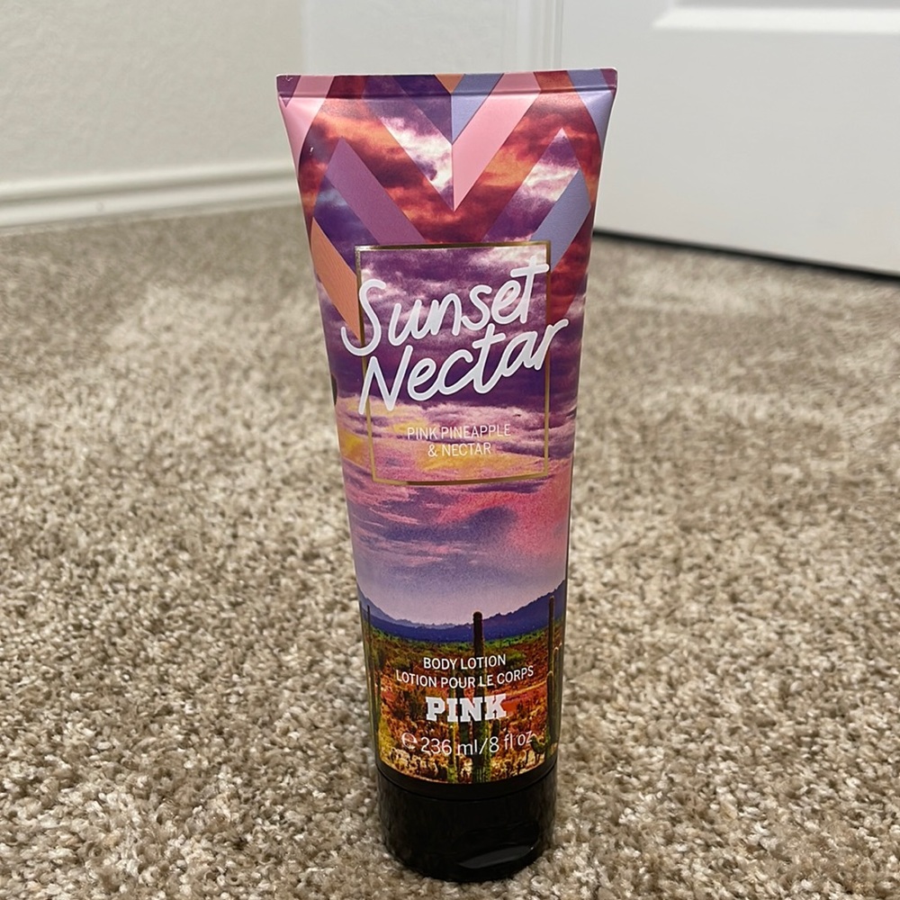 PINK sunset nectar body lotion 8 oz